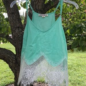 Pretty lacy tank